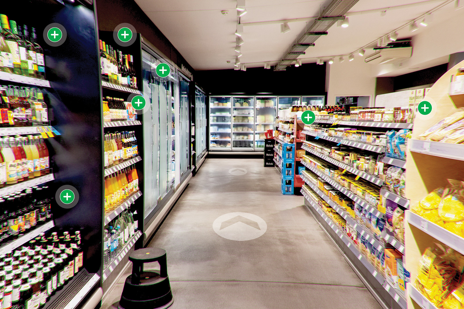 Grocery store with VR enabled features